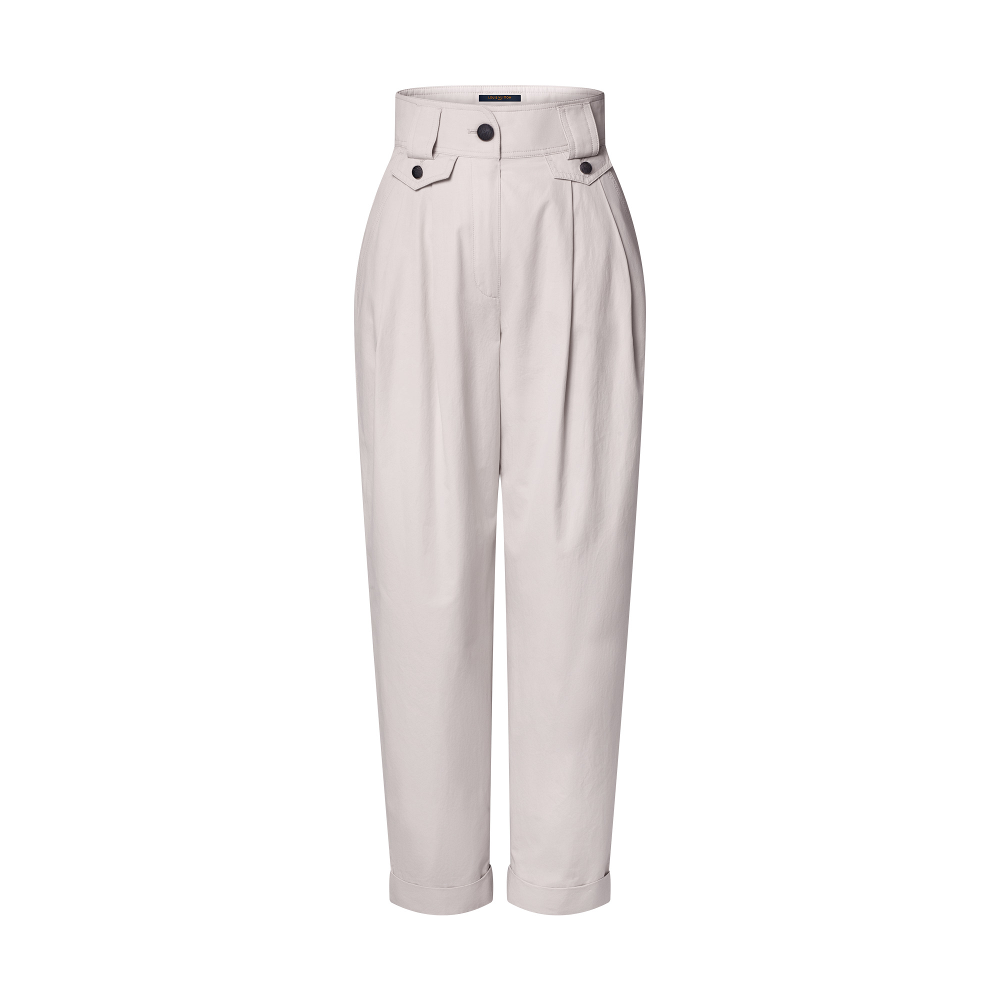 Cuffed Wide-Leg Pants - 1