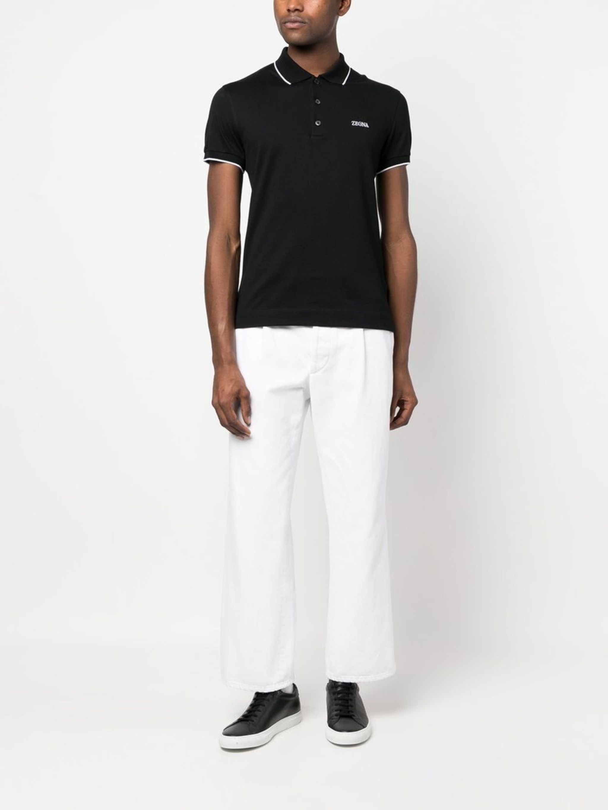 cotton polo shirt - 2