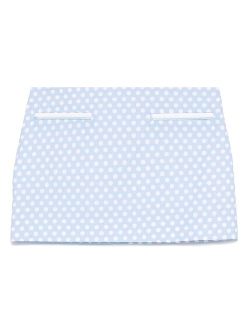 polka dot mini skirt 1