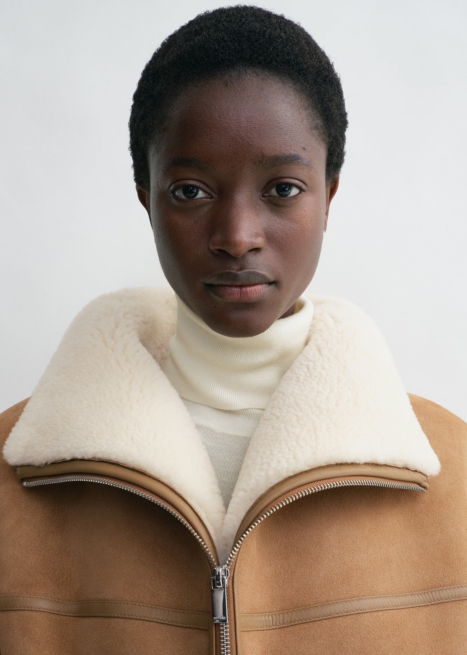 Signature shearling jacket biscuit - 5