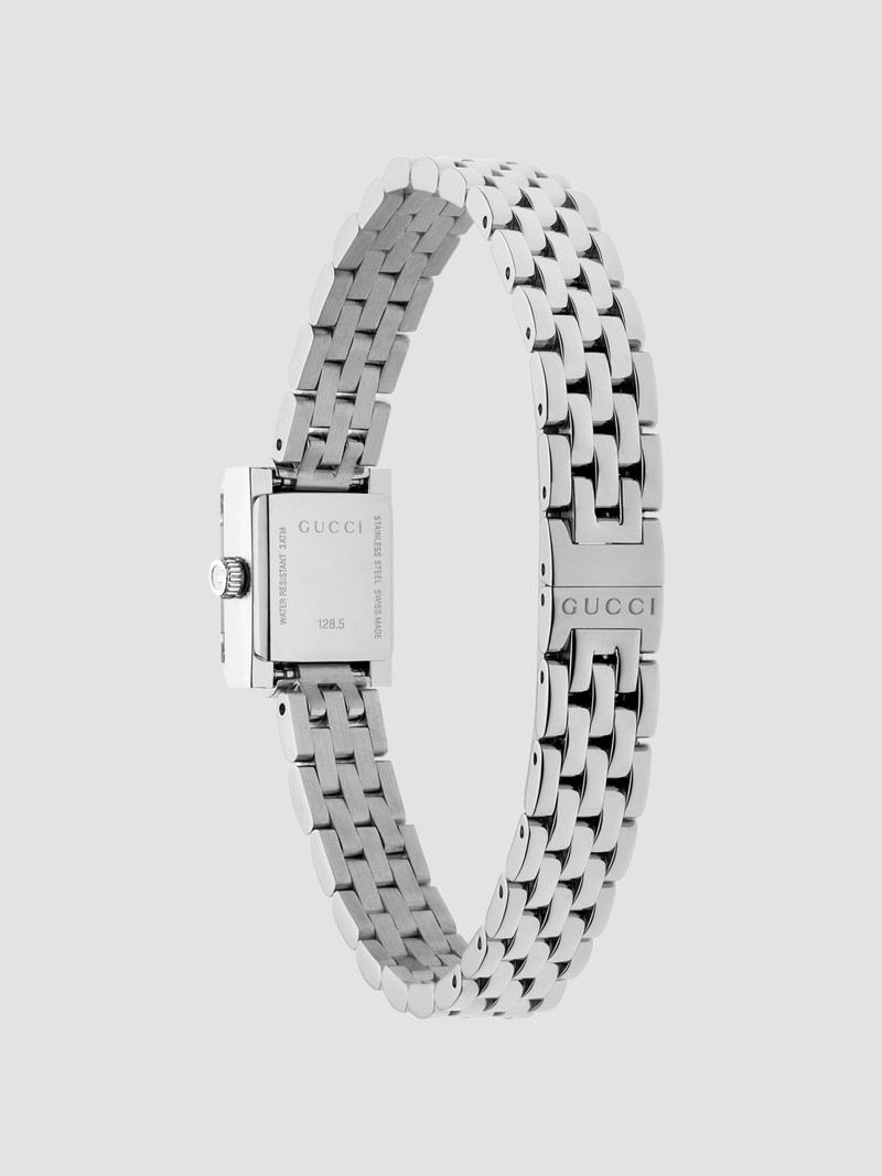 Women's G-Frame Stainless Steel & 0.005 TCW Diamond Bracelet Watch/14MM x 18MM - Red Burgundy Steel 3