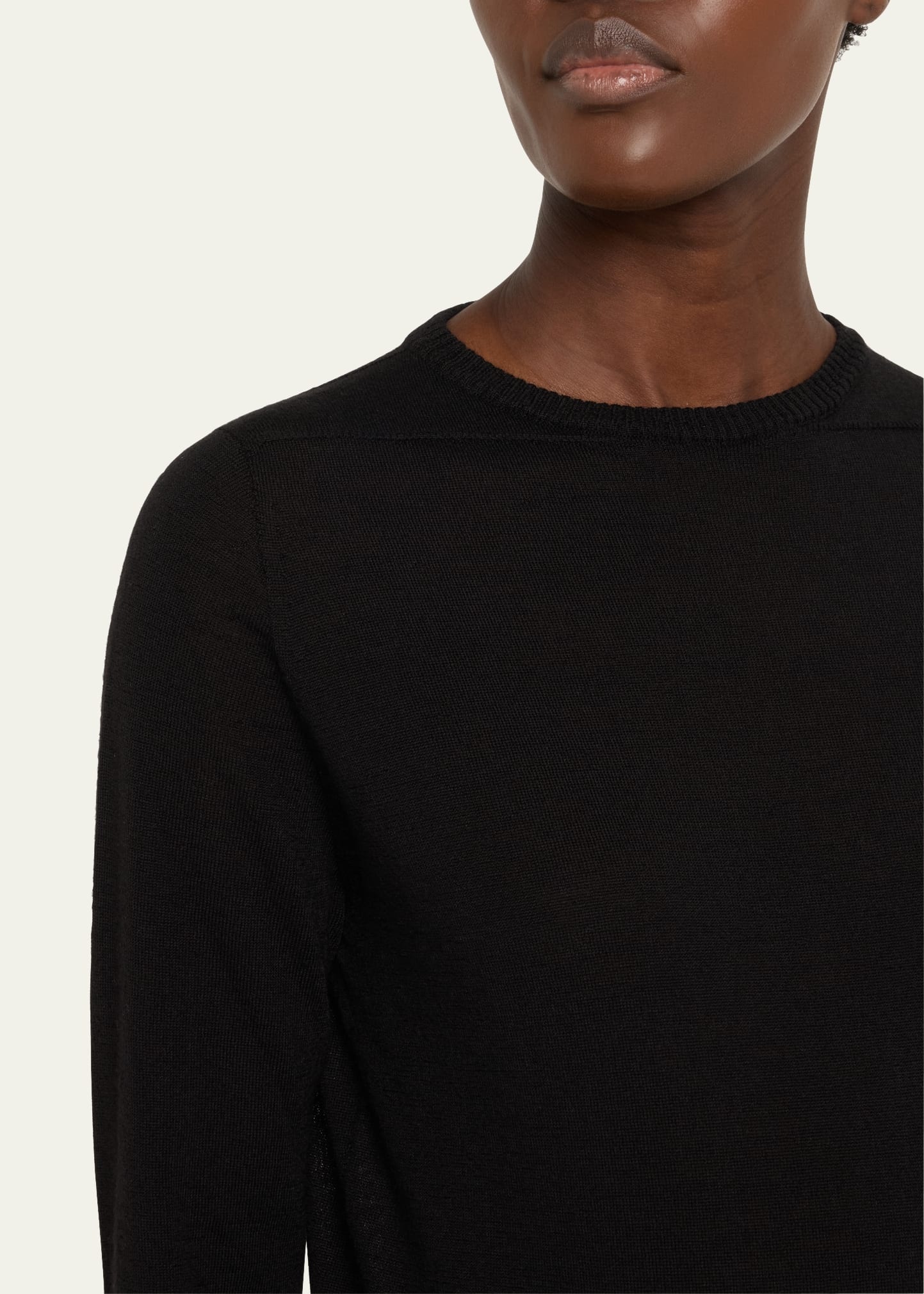 Biker Level Knit Wool Sweater - 5