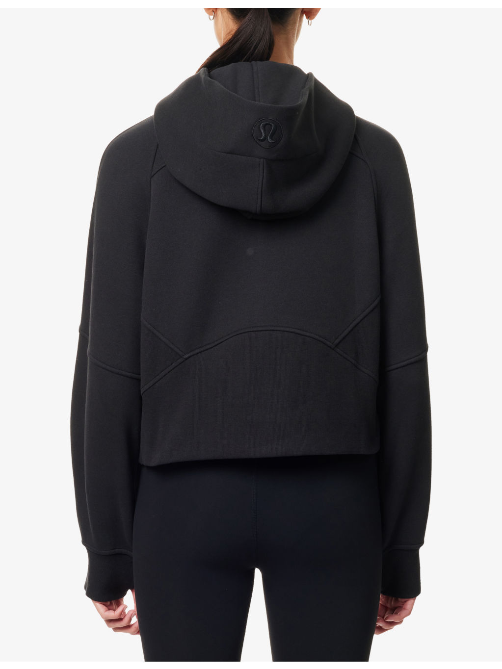 Scuba Oversized Full Zip Cotton-Blend Hoody - 4