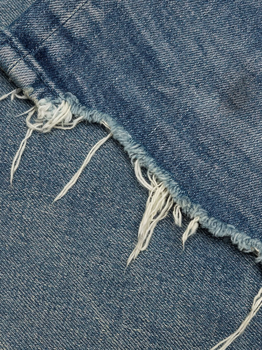 frayed distressed jeans - 3