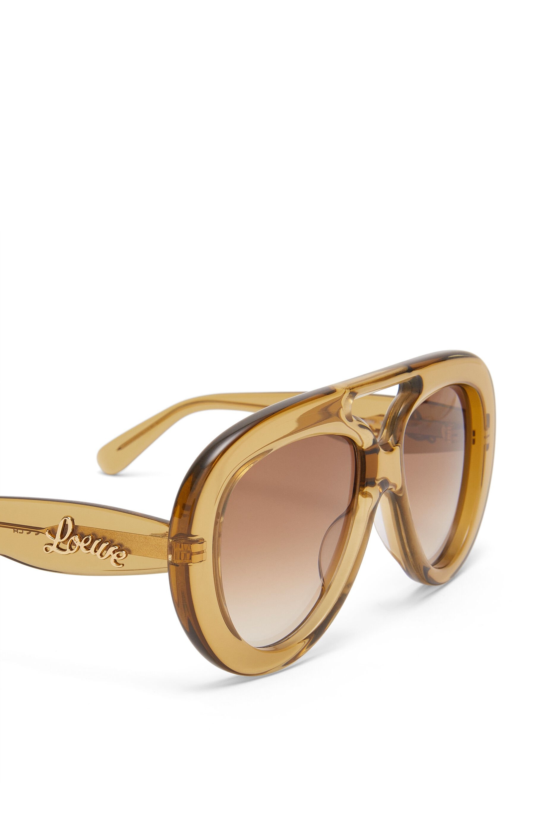 Round Spoiler Aviator sunglasses - 4