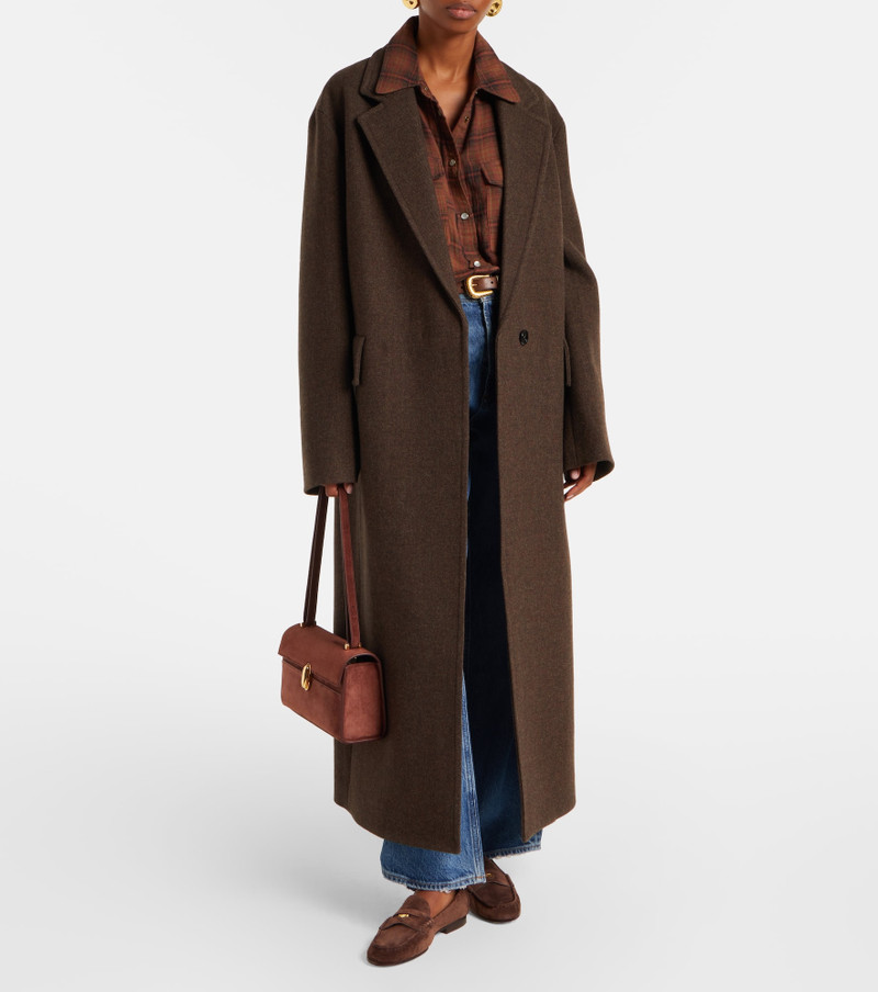 VERONICA BEARD Suede penny loafers outlook
