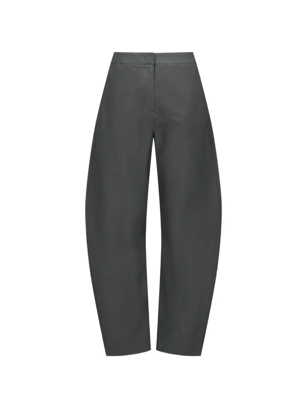 curved-leg trousers - 1