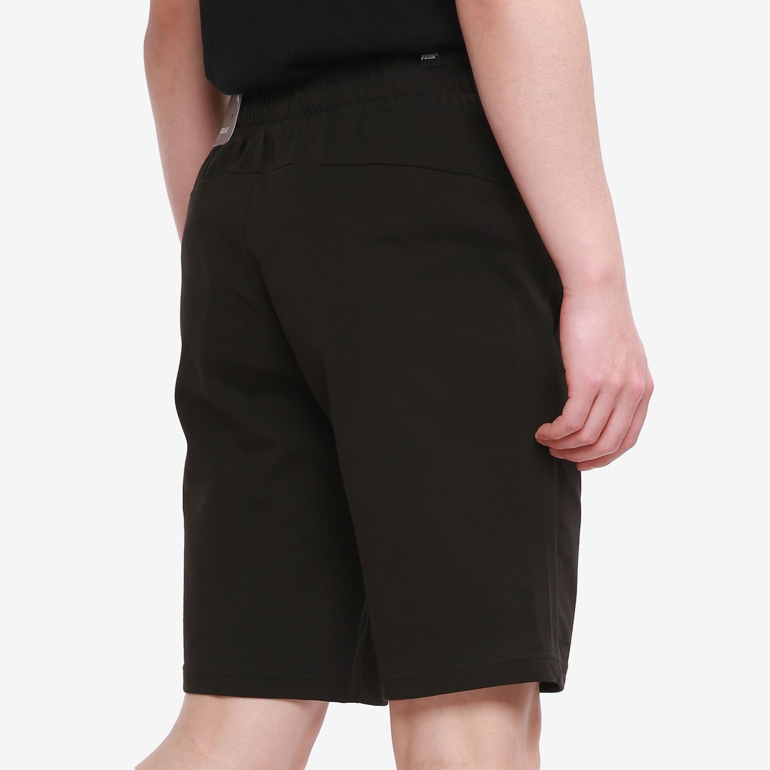 PUMA Essentials Short 12" Cotton 'Black White' 588722-01 - 5