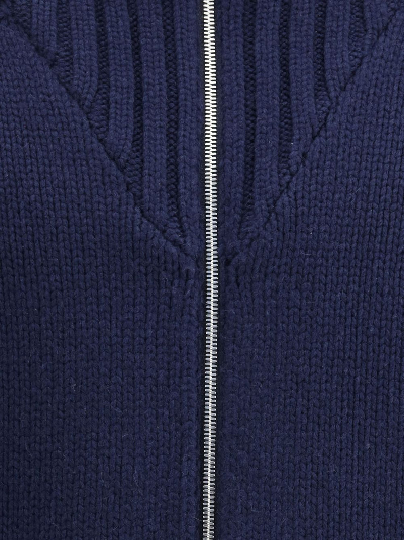 high-neck zip-front cashmere jacket 3
