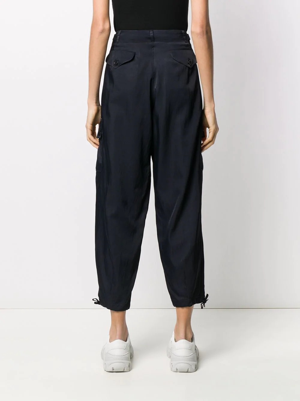 cropped cargo trousers - 4