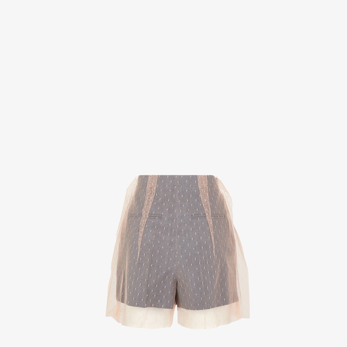 Gray wool shorts - 2