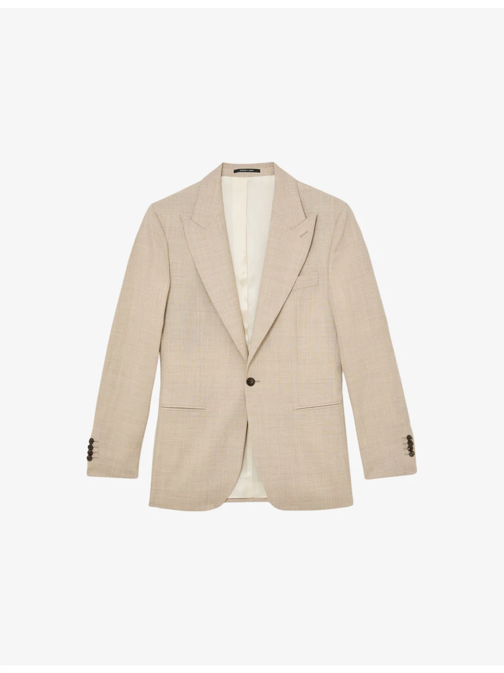Fibre Peak-Lapel Wool Blazer - 1