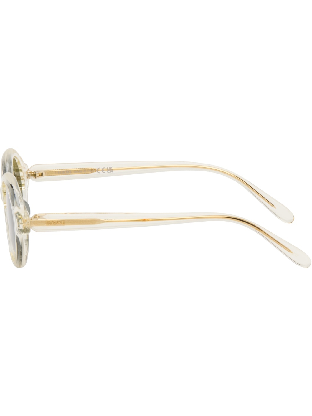 Transparent Epsilon Slim Sunglasses - 3