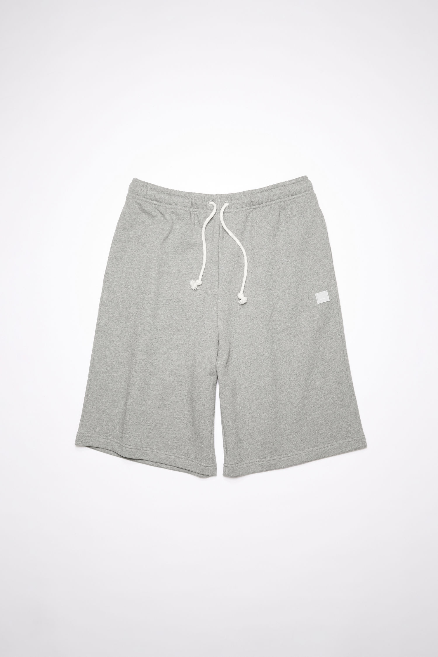 Fleece sweat shorts - Light Grey Melange - 4