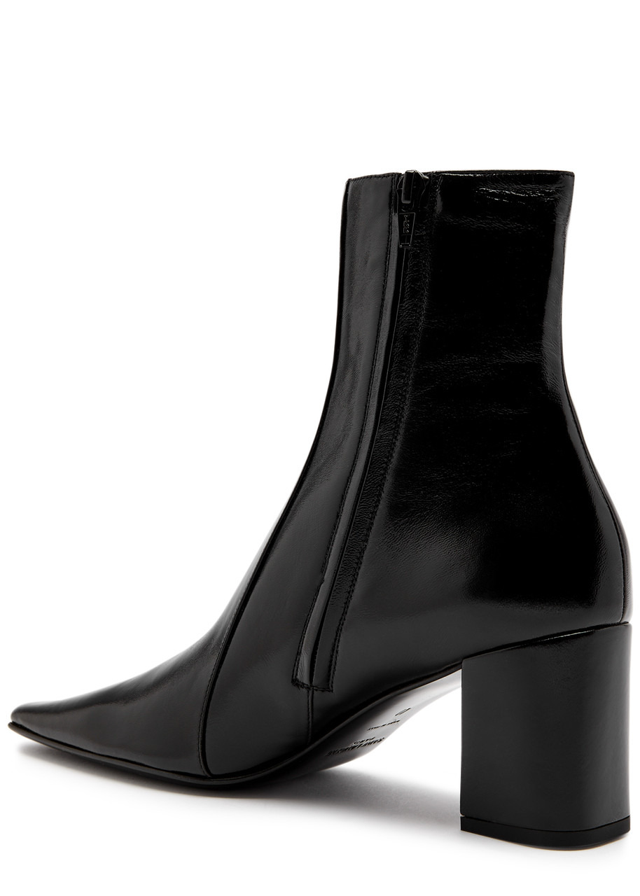 Rainer 75 patent leather ankle boots - 2