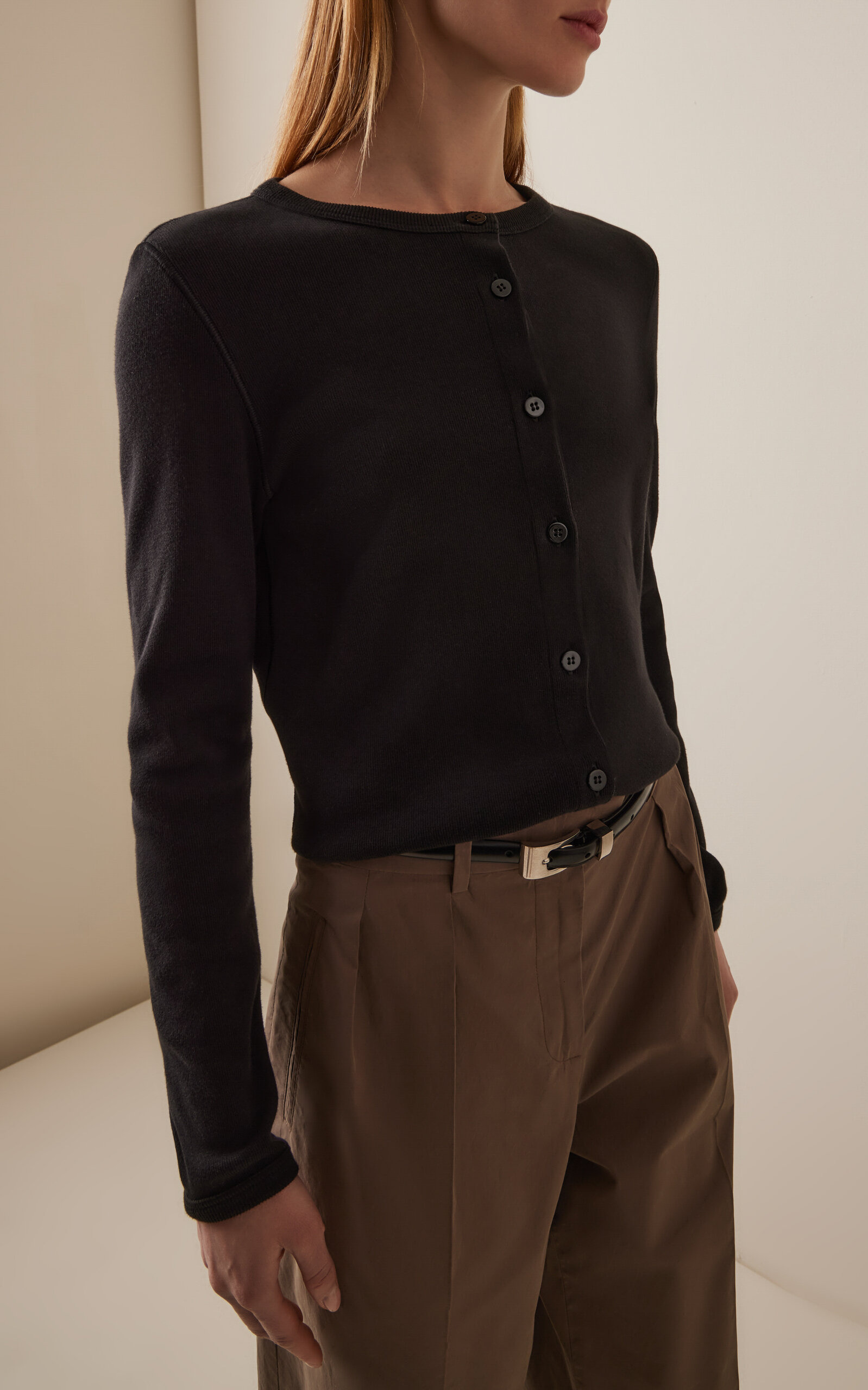 Gretas Cotton Cardigan black - 2