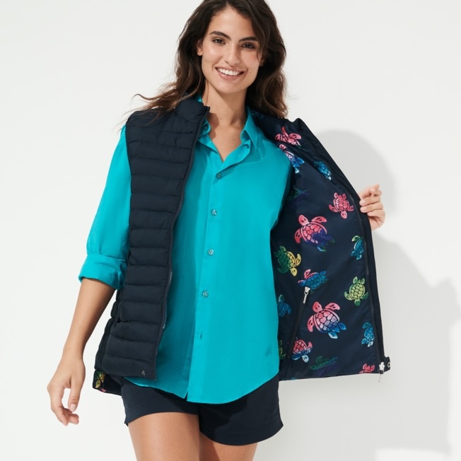 Unisex Sleeveless Jacket Ronde Des Tortues - 10