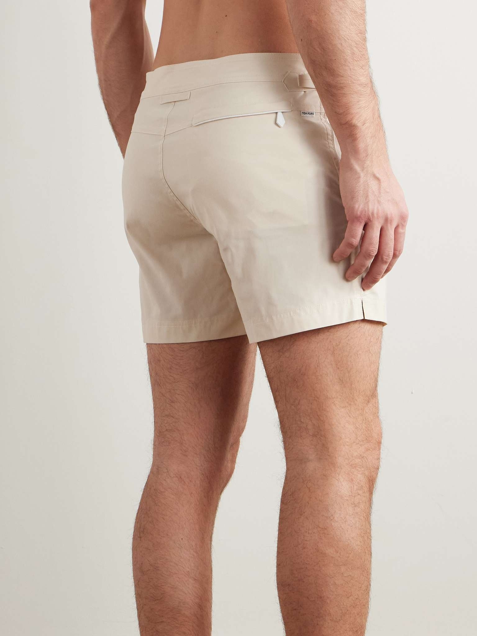 Straight-Leg Mid-Length Swim Shorts - 3