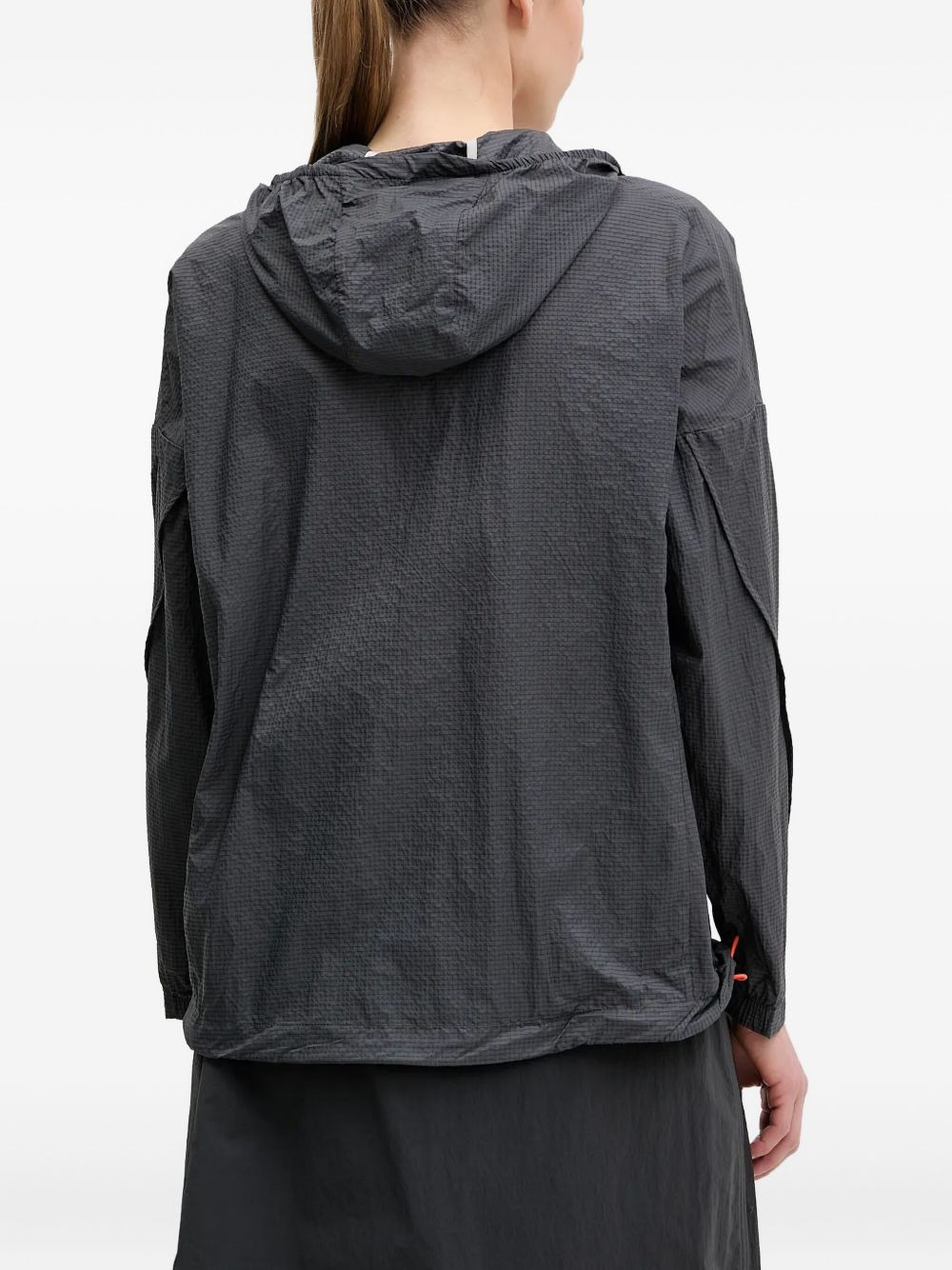 hooded half-zip jacket - 3