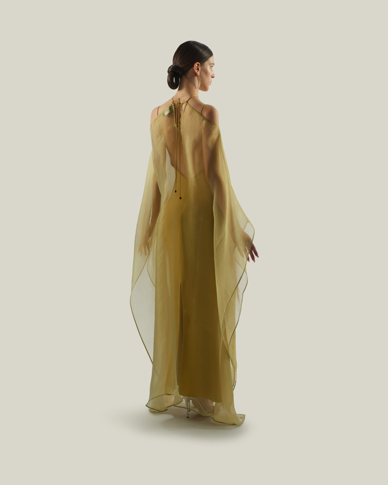 Sza Sza Spirito Kaftan in Gold Kiwi 3