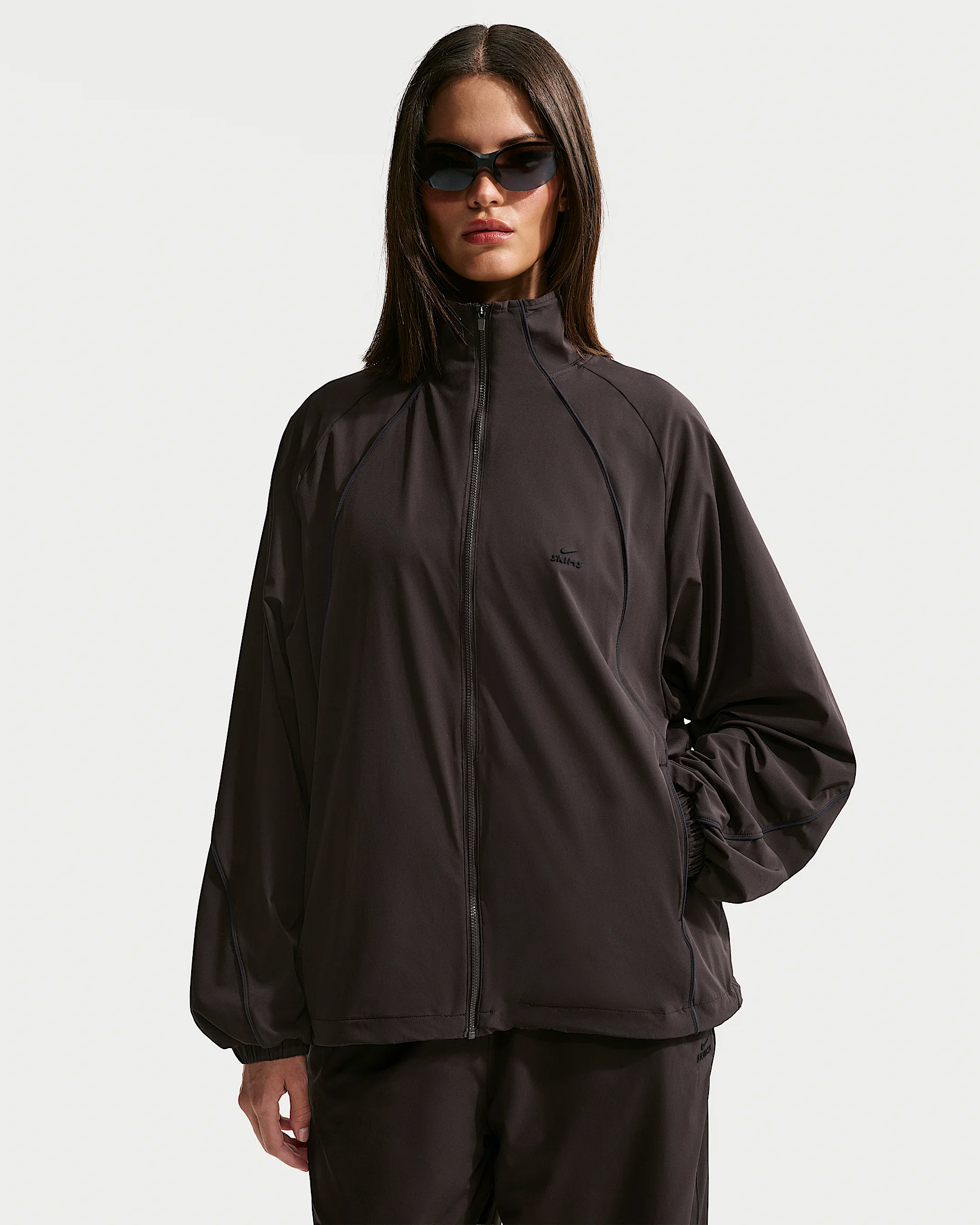 NikeSKIMS Stretch Nylon Women's Oversized Jacket - 1