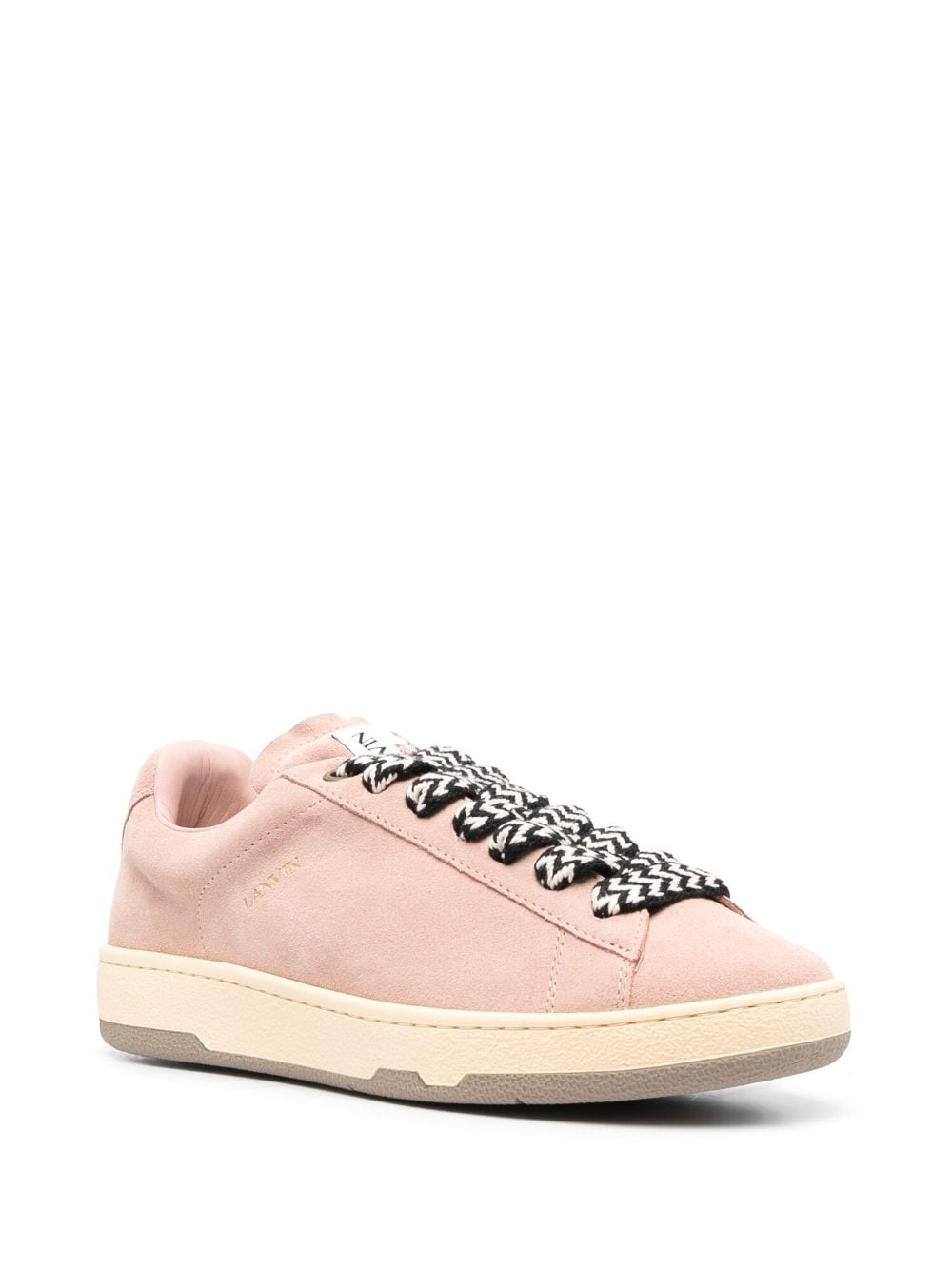 logo-patch low-top sneakers - 2