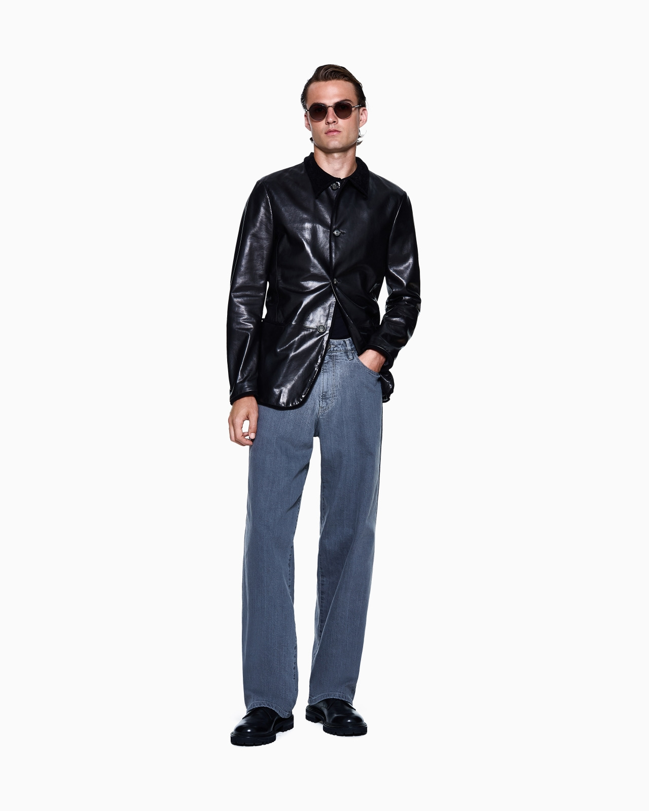 ASV COTTON AND MODAL FIVE-POCKET TROUSERS - 2