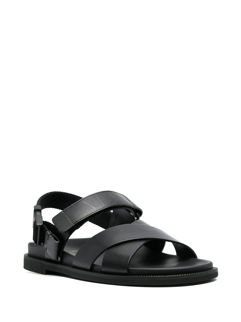 flat logo sandals - 2