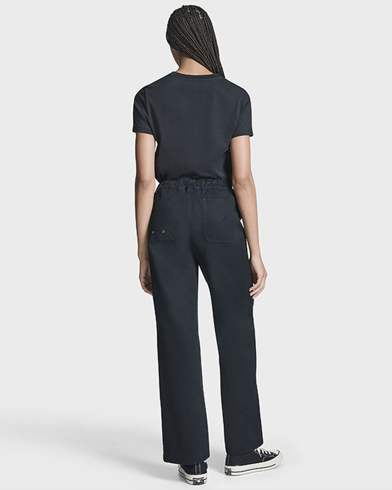 Wide Leg Harbor Twill Pants 5