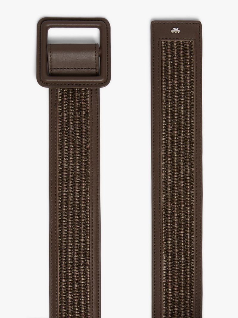WEEKEND Max Mara BOCCA Raffia-look belt outlook