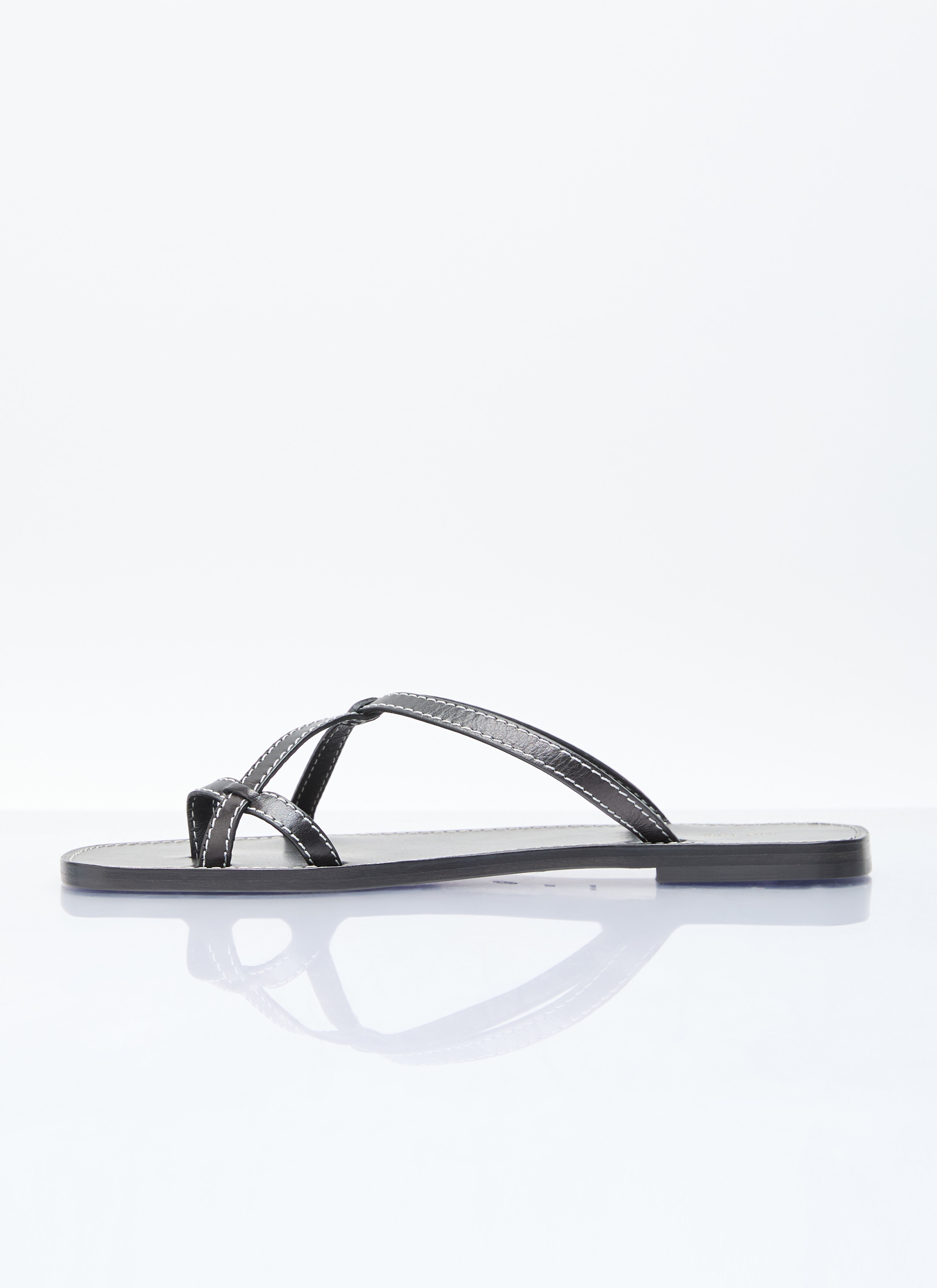 Link Leather Sandals - 4