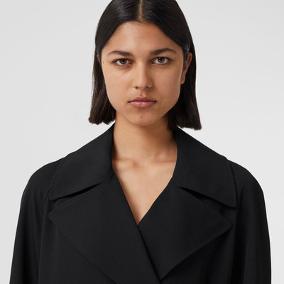 Burberry D-ring Detail Wool Wrap Coat outlook