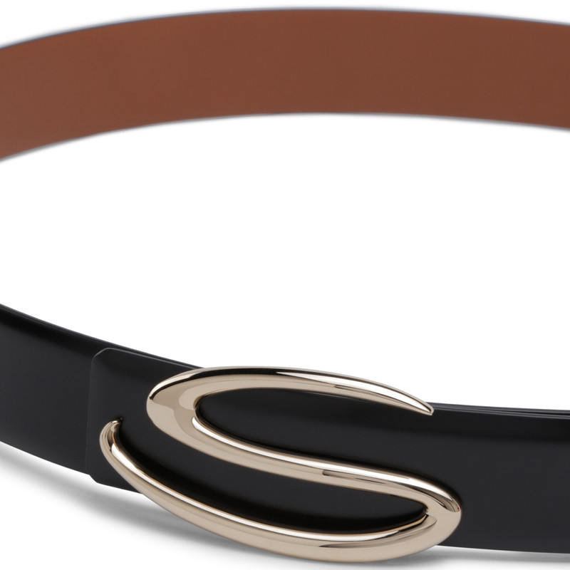 Santoni Gold metal "S" belt buckle outlook