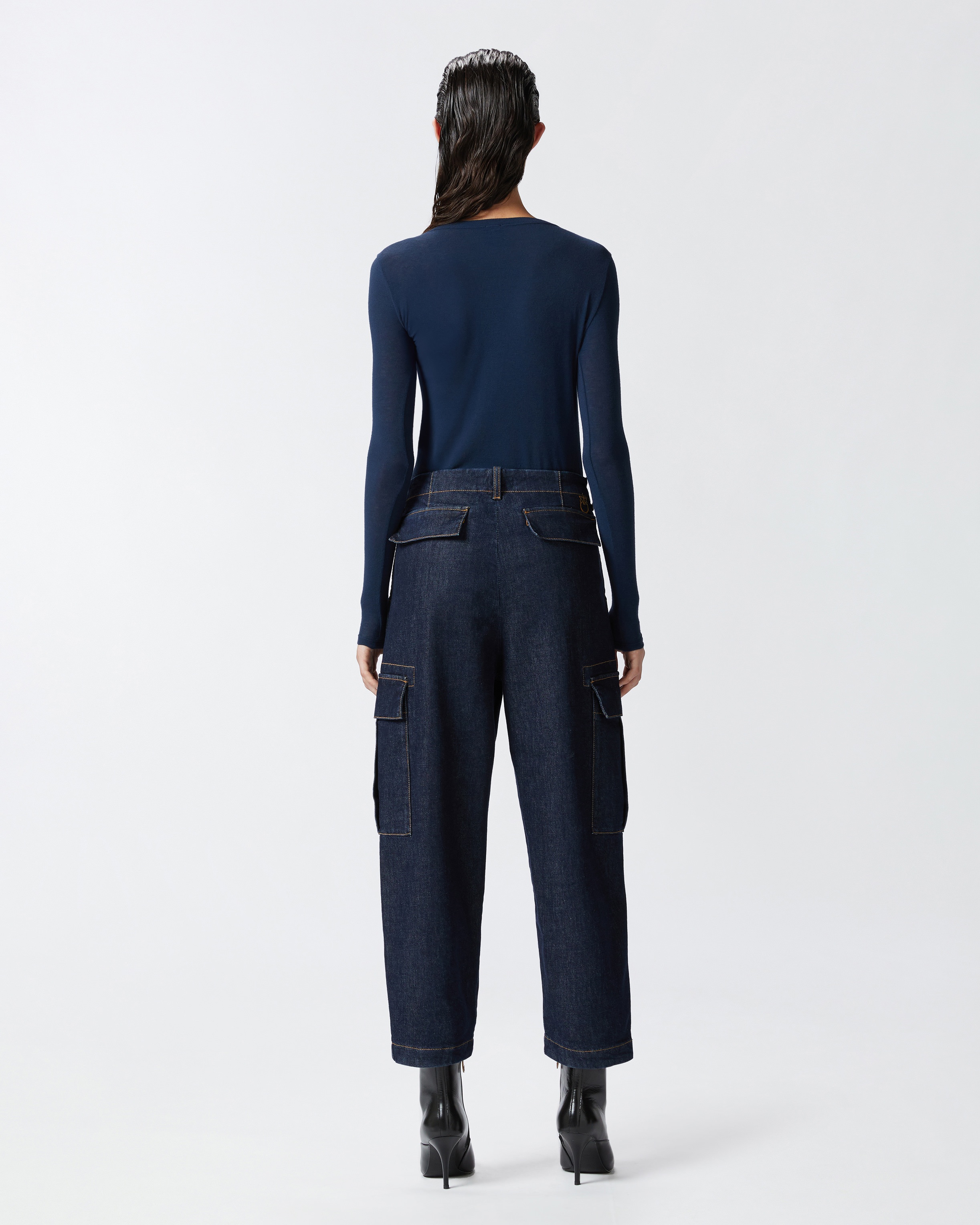 CASHMERE-BLEND HENLEY SWEATER WITH BUTTONS - 4