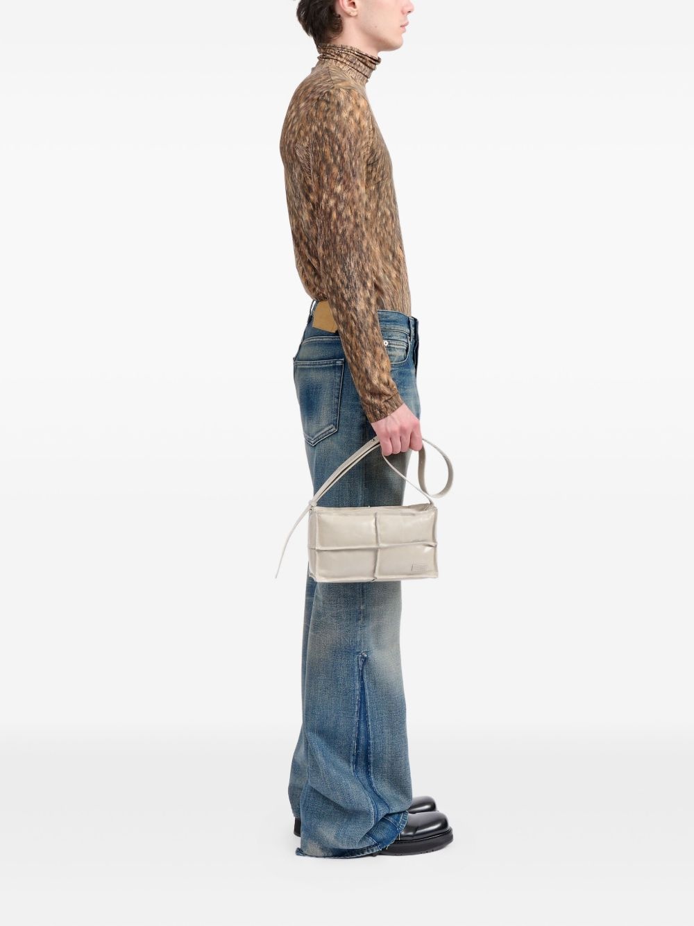 logo-plaque shoulder bag - 2