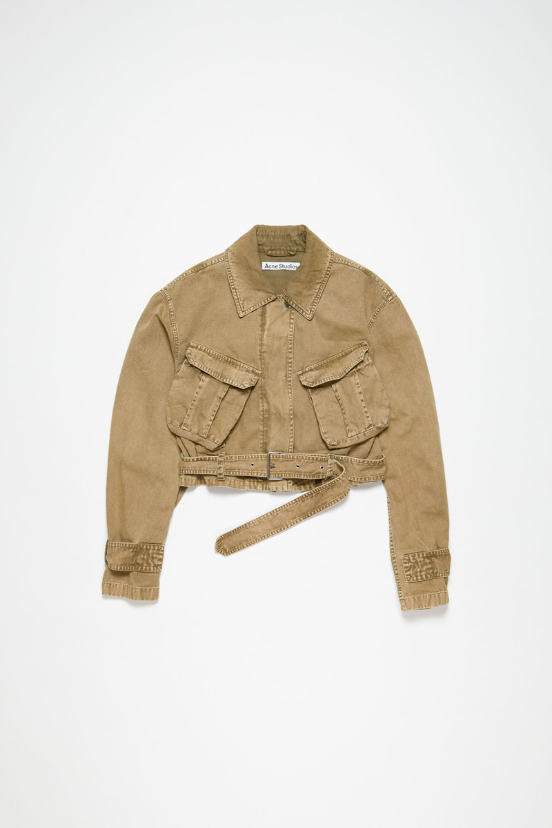 Canvas jacket - Light brown - 1