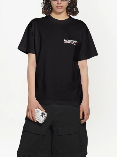 BALENCIAGA Political Campaign logo T-shirt outlook