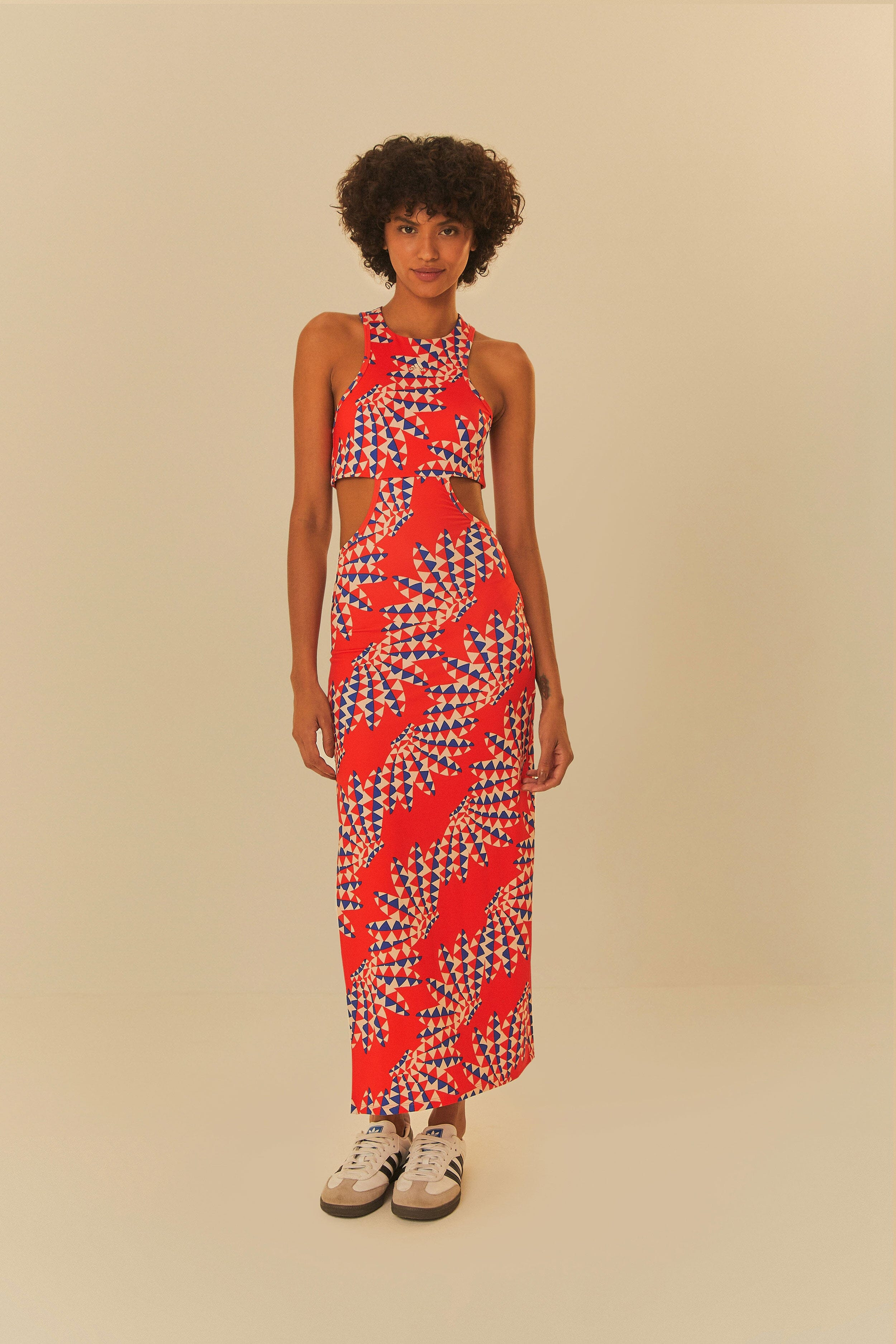 Adidas Farm Psychedelic Wave Red Dress - 2