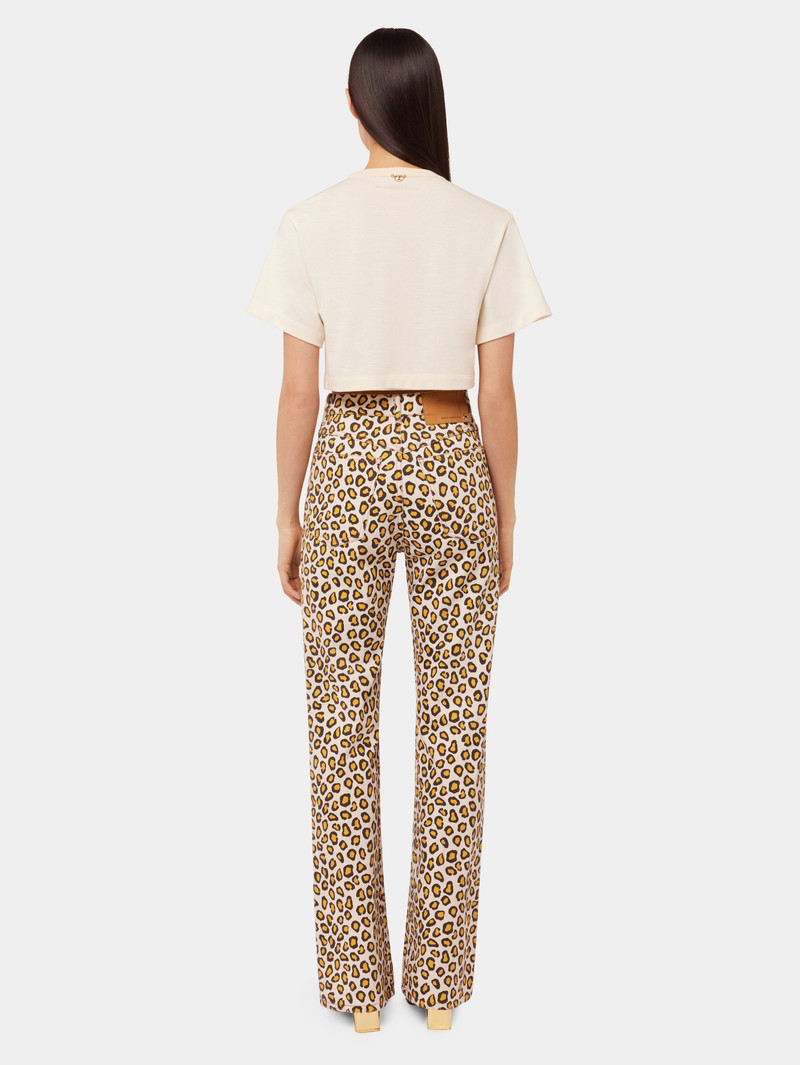 NUDE TOP IN SHINY MIX-MESH 3