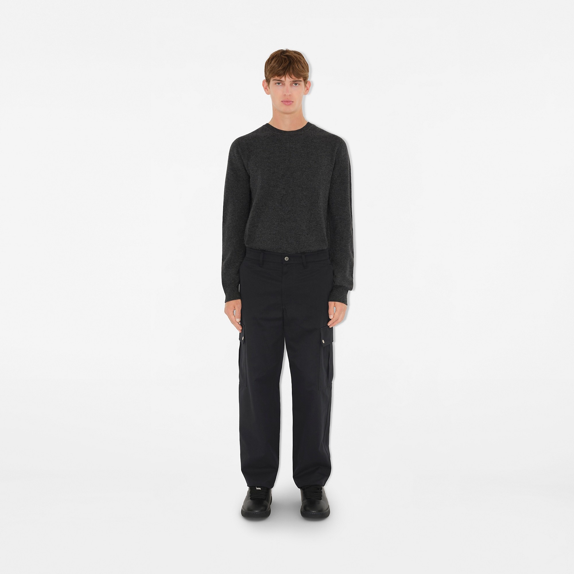 Cotton Blend Cargo Trousers - 2