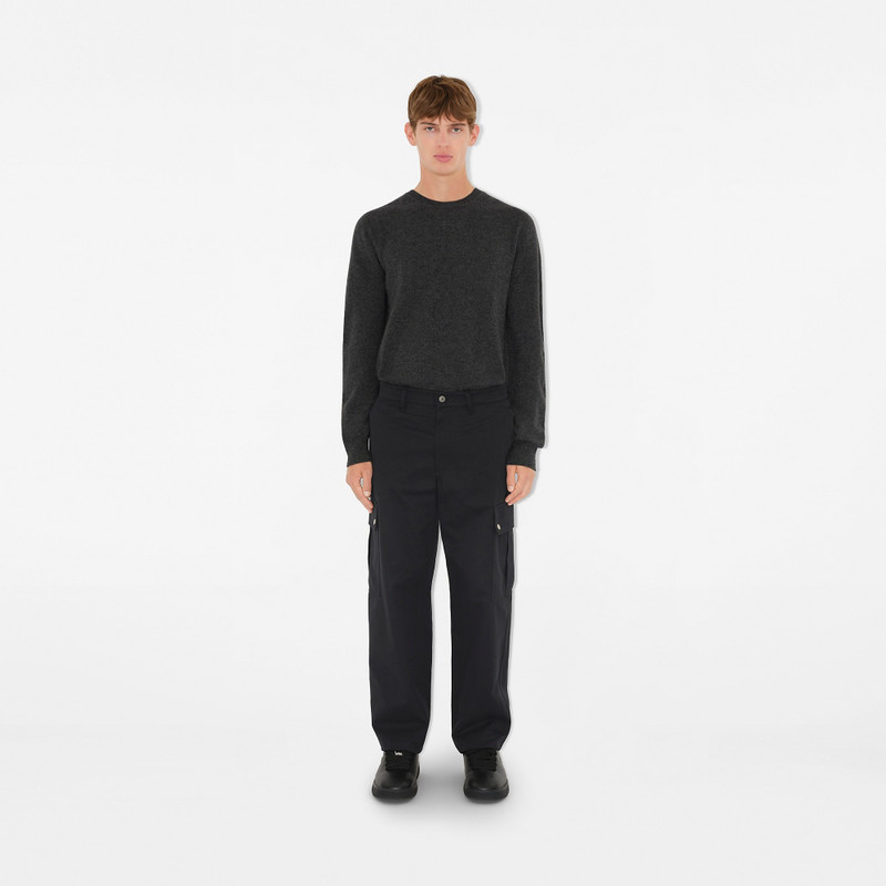 Burberry Cotton Blend Cargo Trousers outlook
