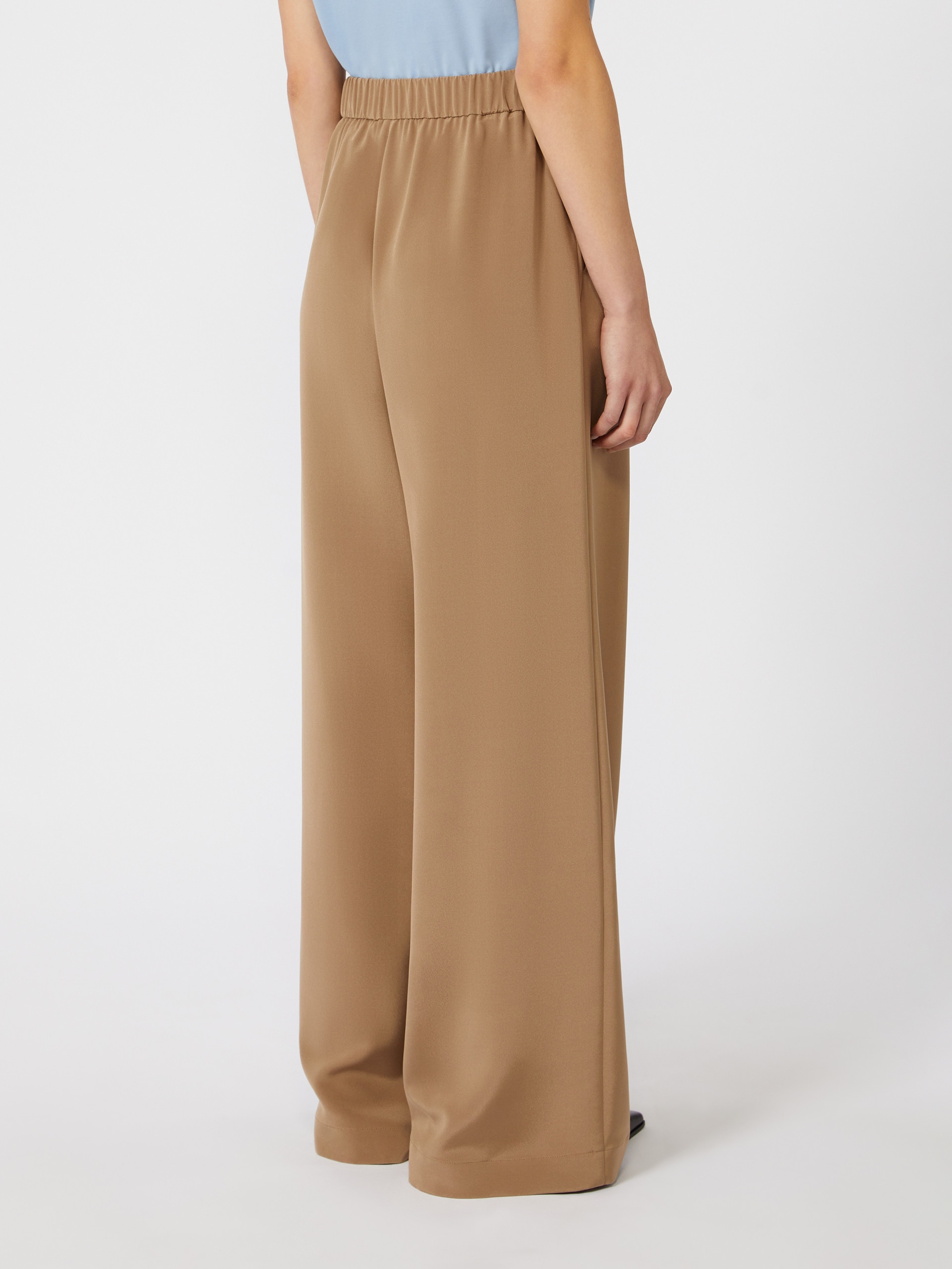 BONN Comfortable trousers in stretch crêpe de Chine - 4