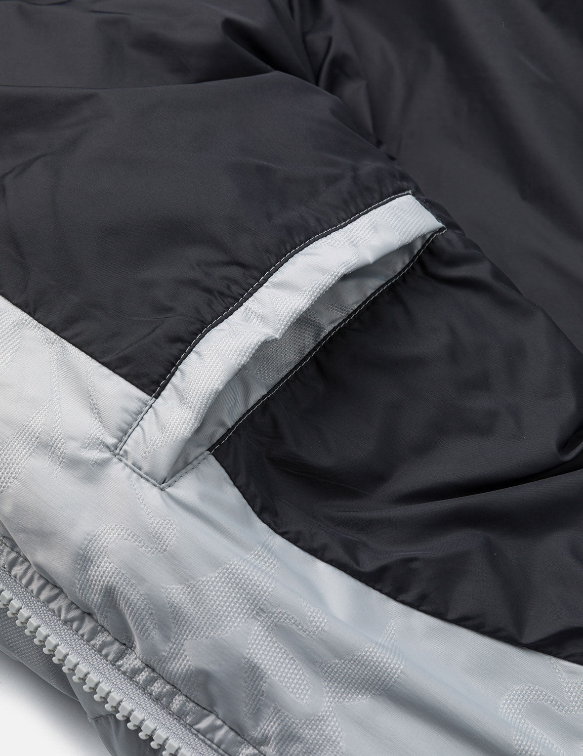 Allover Seagull Crane Jacquard Regular Fit Down Jacket - 14