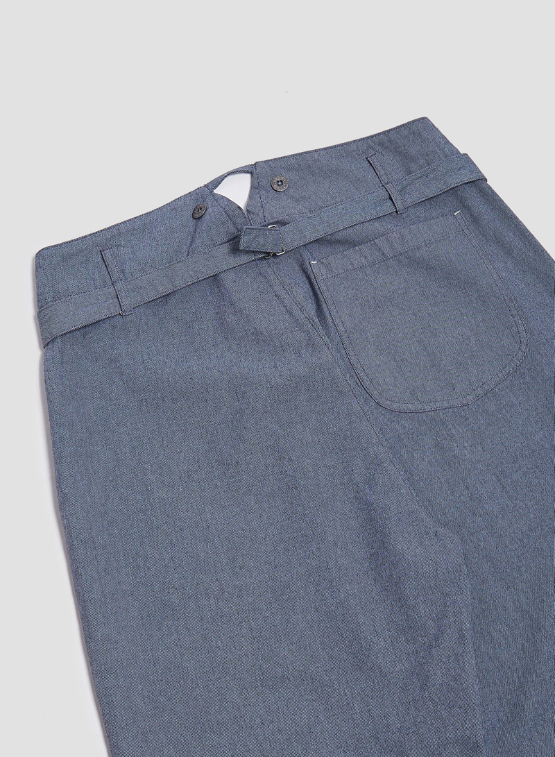 New Workwear Pant Broken Twill in Washed Blue 10