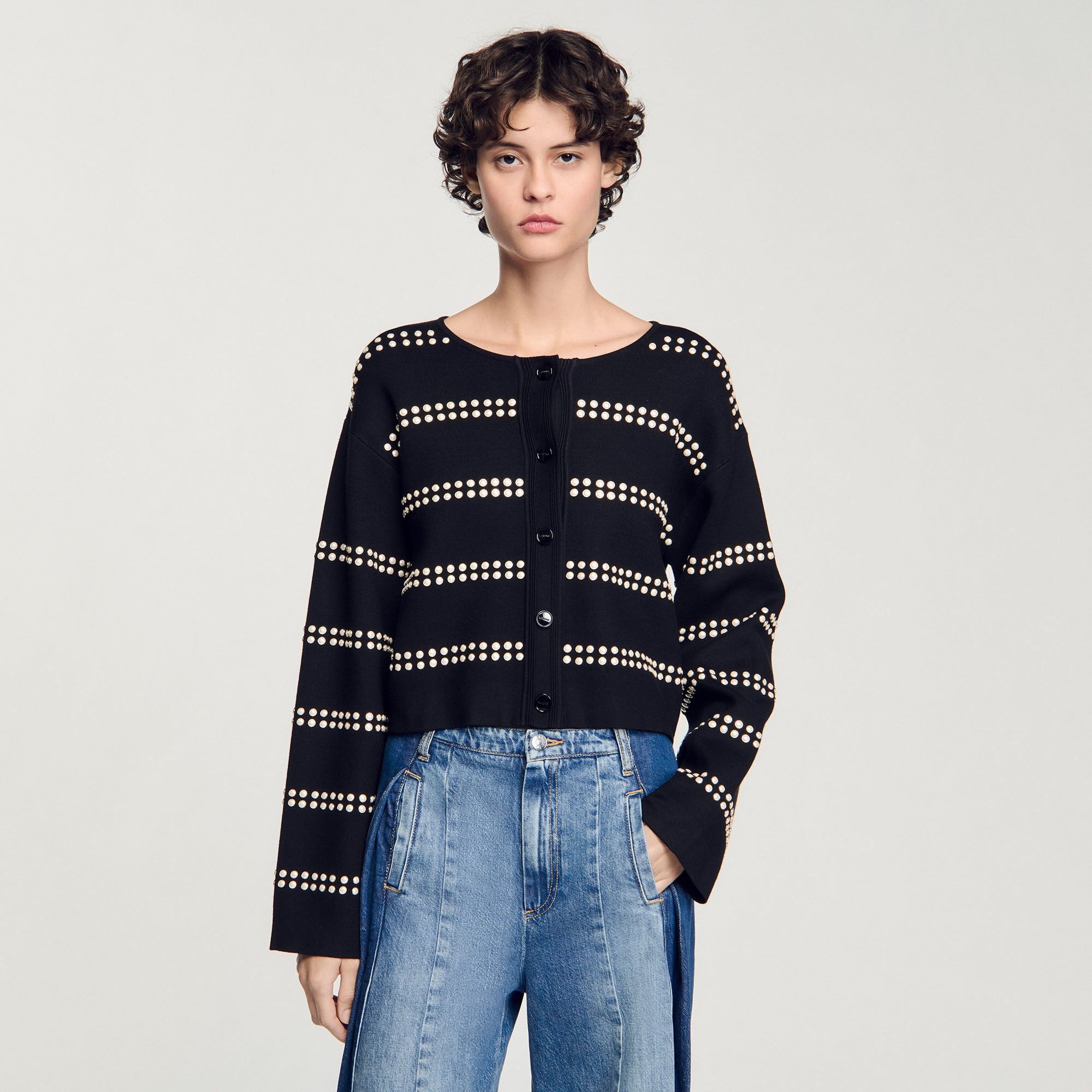 STUDDED CARDIGAN - 4