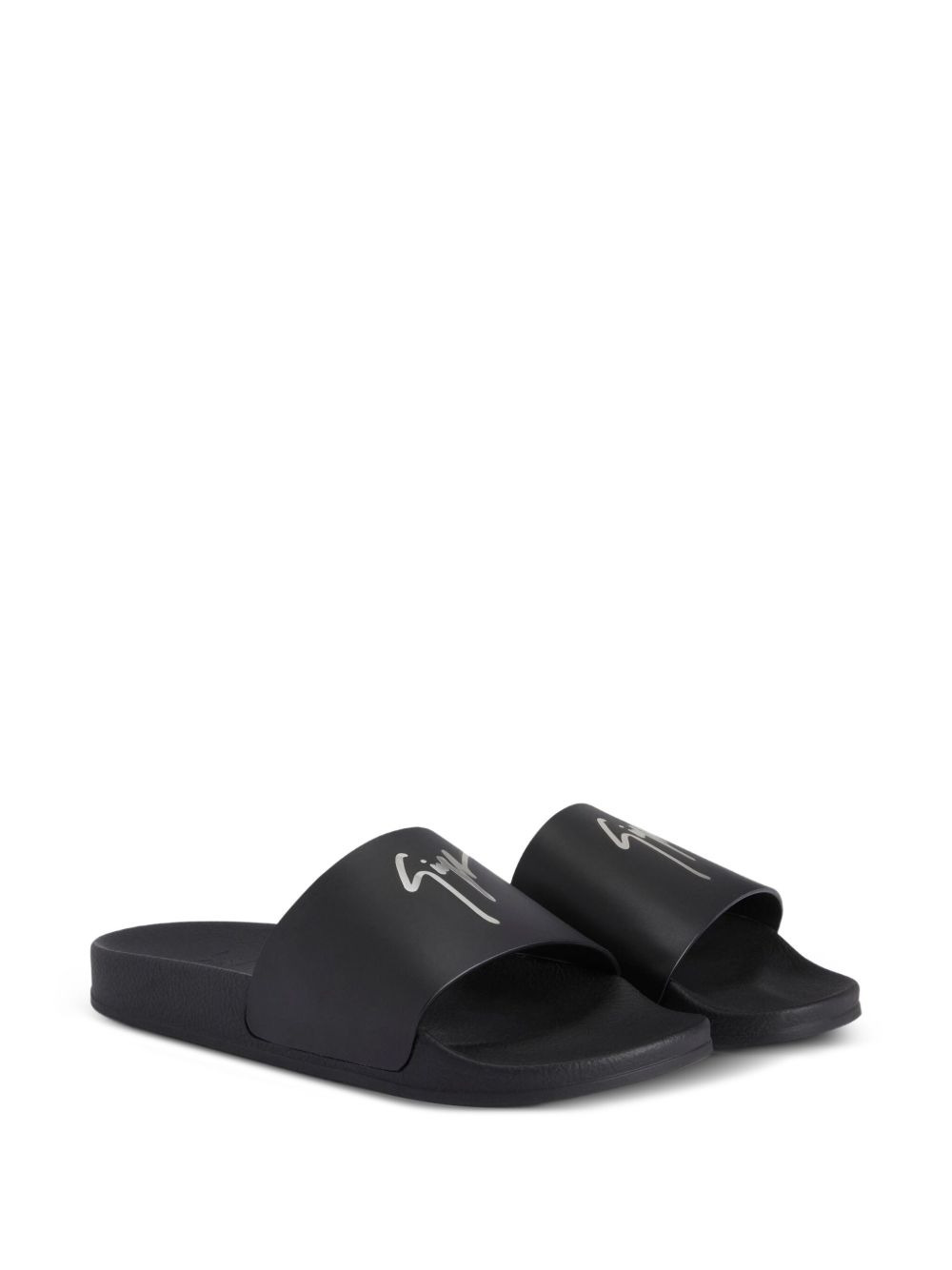 Brett logo-embellished slides - 2