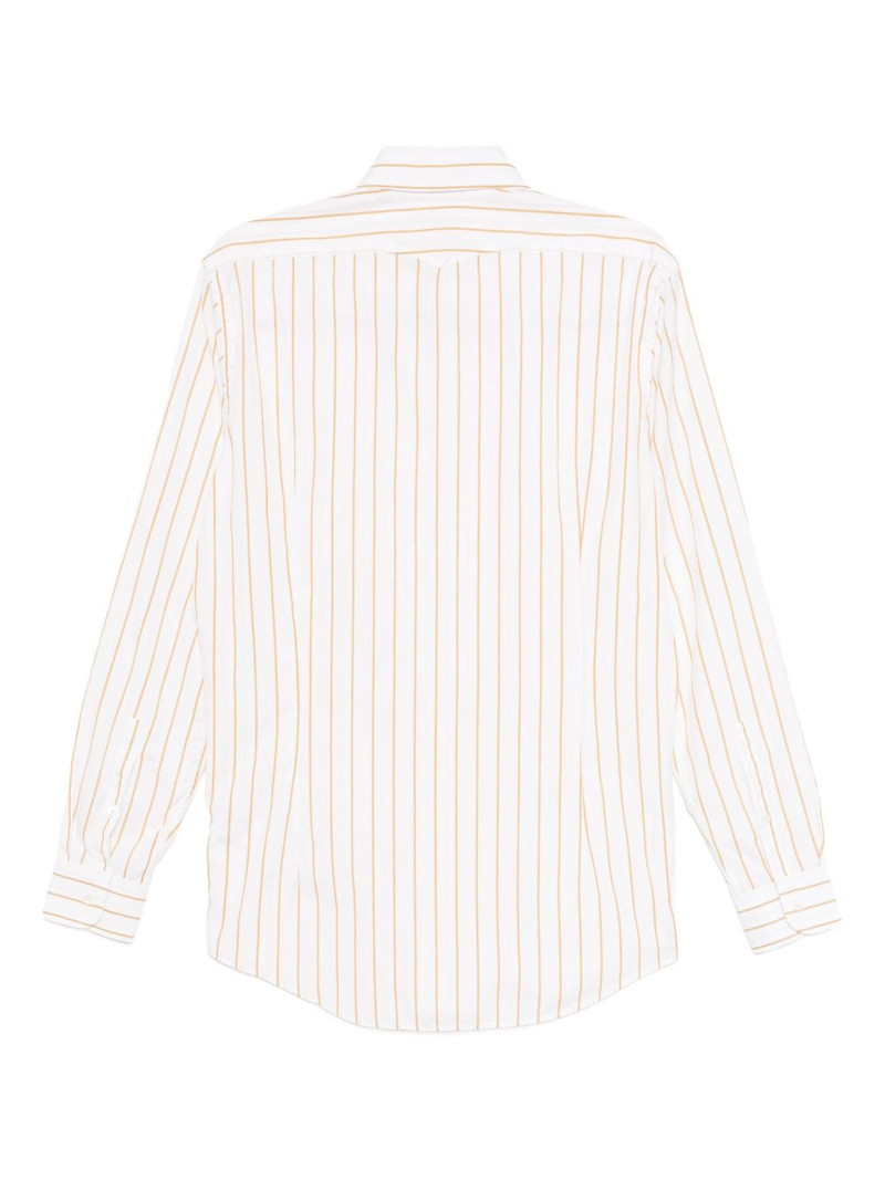 massimo alba striped cotton shirt outlook