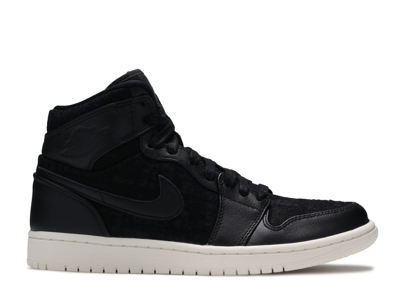 WMNS JORDAN 1 RETRO HIGH PREMIUM 'BLACK' - 1