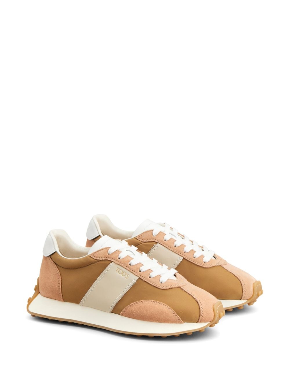 suede-trimmed sneakers - 2