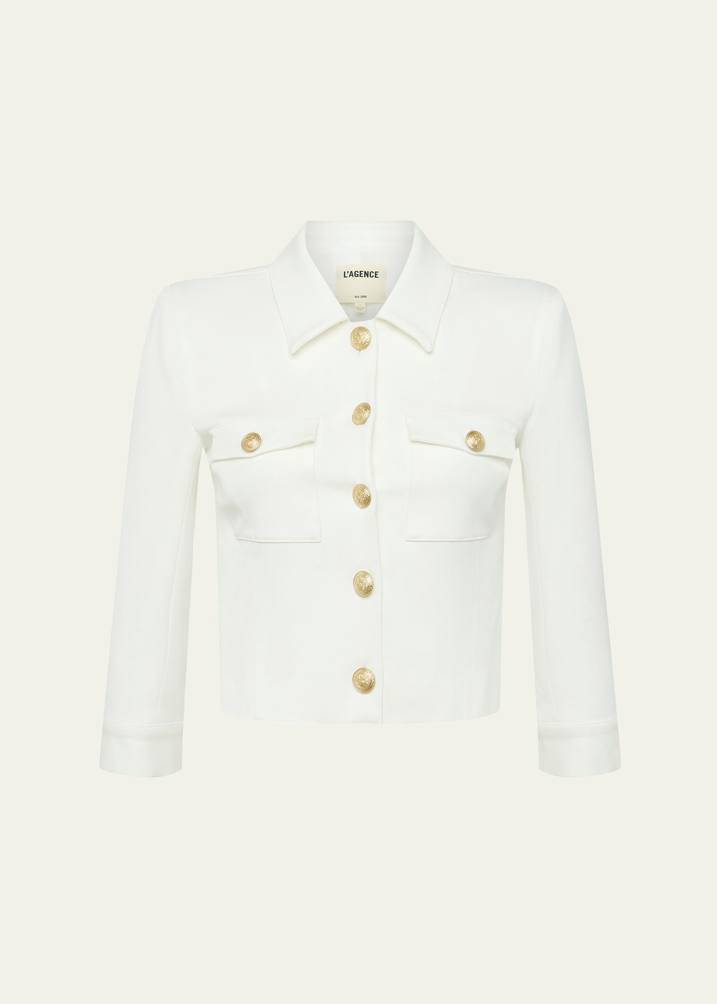 Kumi Cropped Fitted Jacket - 1